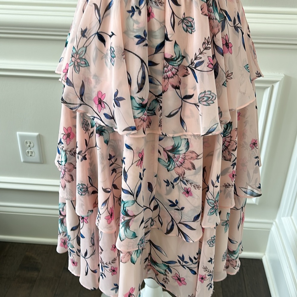 Eliza J Pink Halter Midi Sundress - Picture 4 of 5